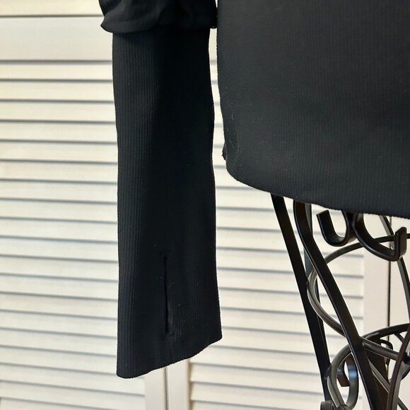 Lululemon Black Fitted Jacket with Hood: Size 4/6 - Picture 8 of 16